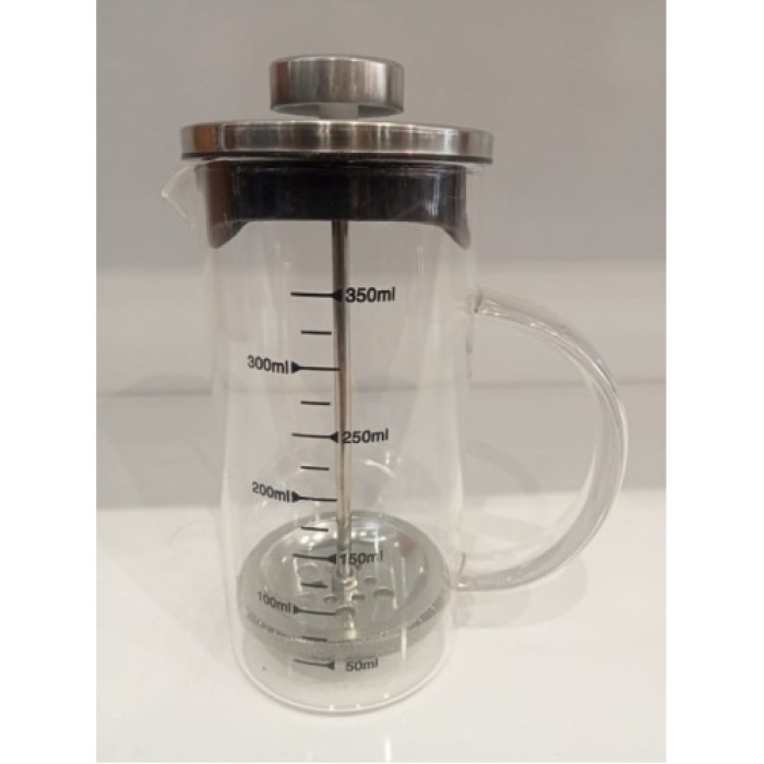 350 ml Cam French Press Kahve Demleme Makinesi