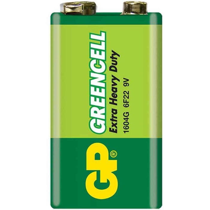 GP 1604GLF GREENCELL 9 VOLT BLİSTERLİ PİL TEKLİ FİYAT (K0)