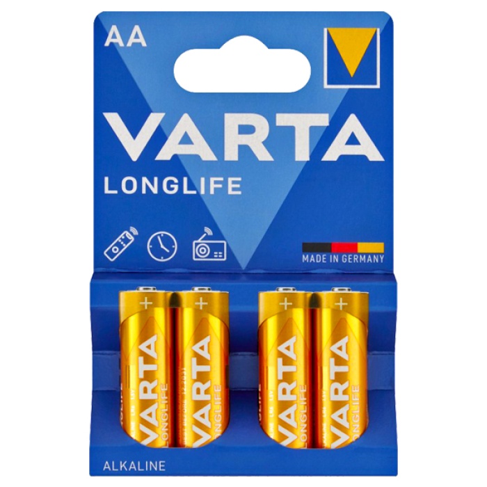 VARTA LONGLIFE POWER ALKALİN AA KALEM PİL 4LÜ PAKET FİYAT (K0)