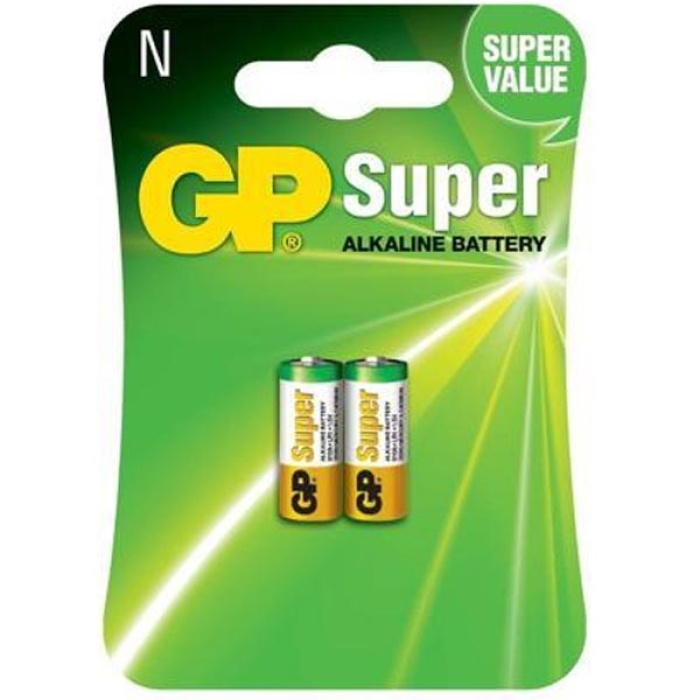 GP 910A LR1 (N) 1.5V ALKALİN KISA PİL 2Lİ PAKET (K0)