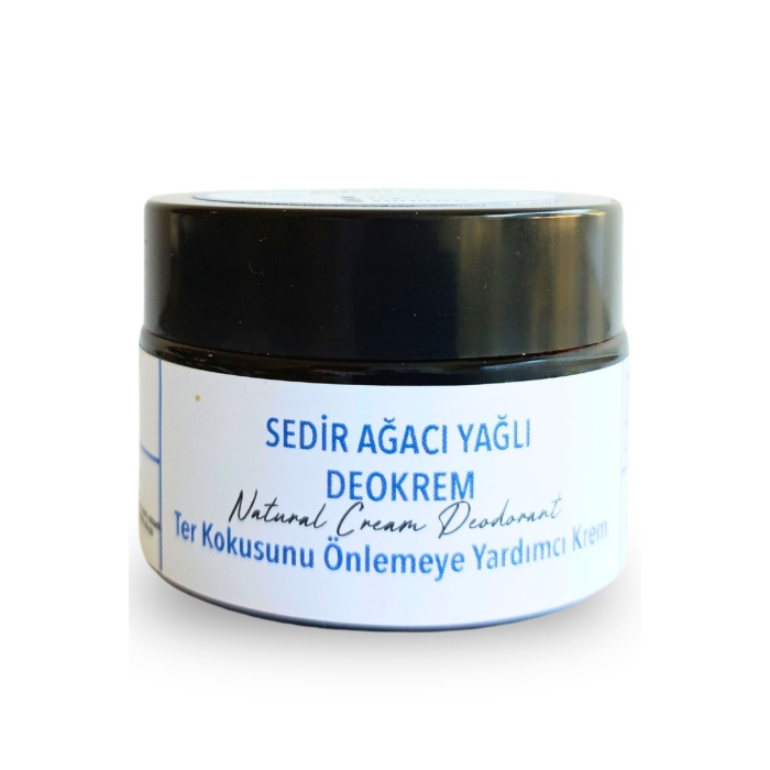 Sedir Ağacı Yağlı Krem Deodorant 40 ml. %100 Doğal