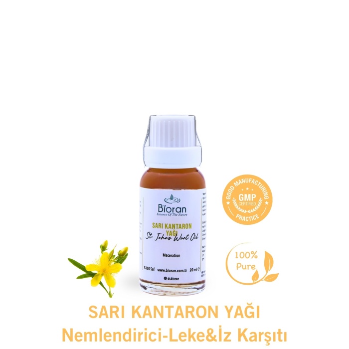 Sarı Kantaron Yağı %100 Saf Bitkisel Yağ 20ml. (St Johns Wort Oil)