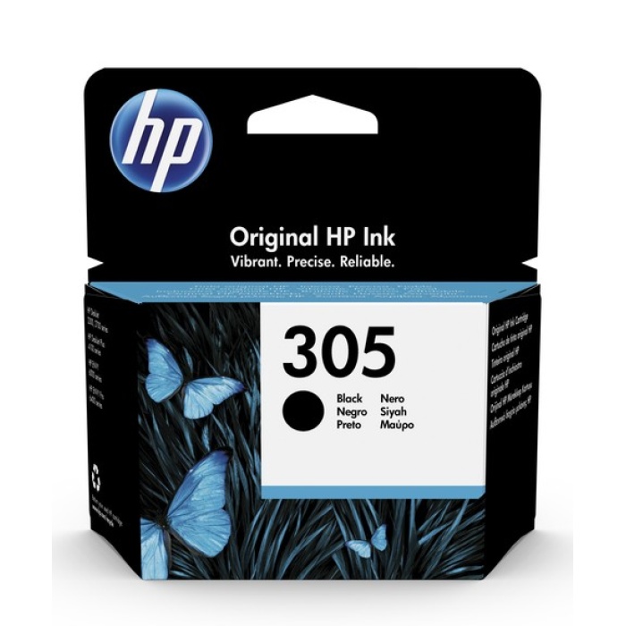 3YM60AE HP 305 Black Original Ink Cartridge