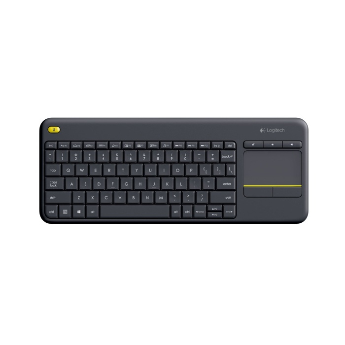 LOGITECH K400 PLUS KABLOSUZ TOUCH KLAVYE-SİYAH