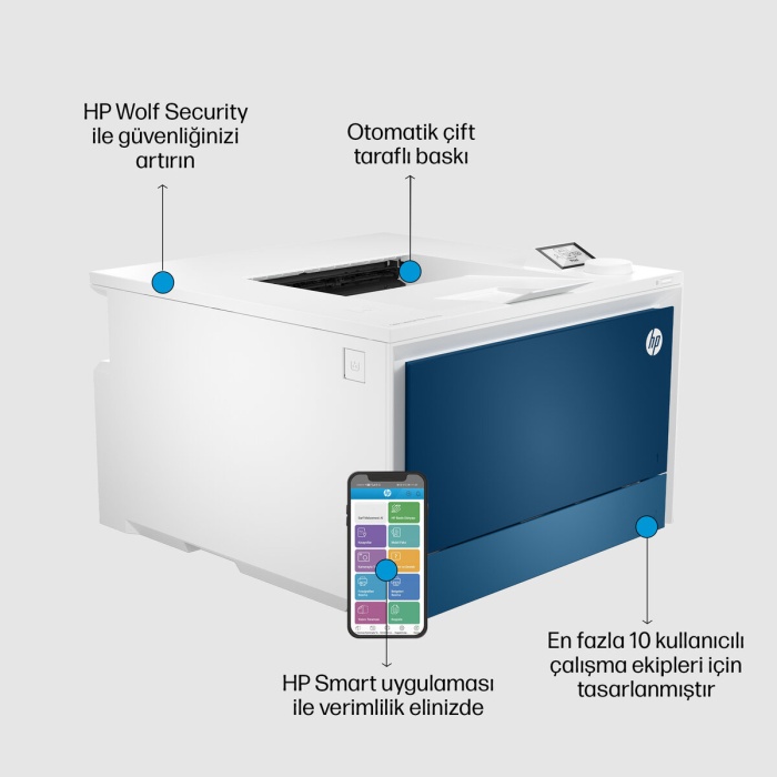 5HH48A — HP Color LaserJet Pro 4203dw Printer