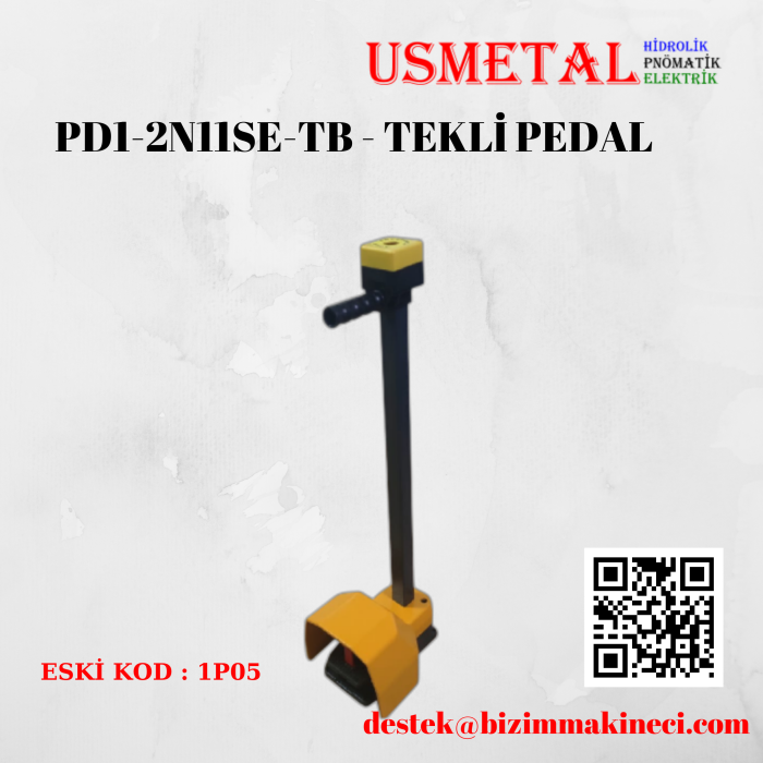 PD1-2N11SE-TB - TEKLİ PEDAL