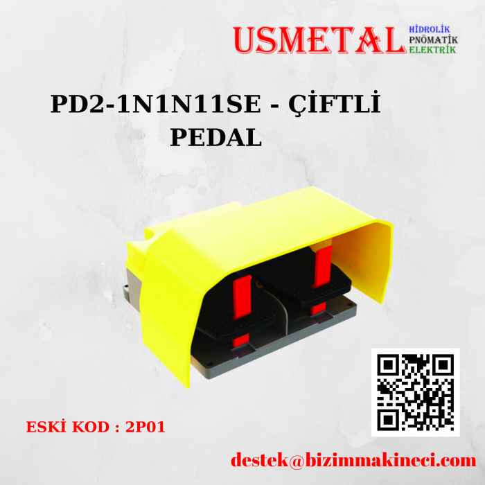 PD2-1N1N11SE - ÇİFTLİ PEDAL