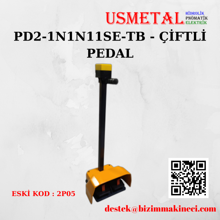 PD2-1N1N11SE-TB - ÇİFTLİ PEDAL