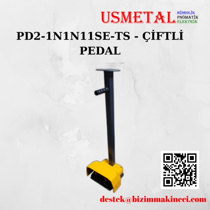 PD2-1N1N11SE-TS - ÇİFTLİ PEDAL