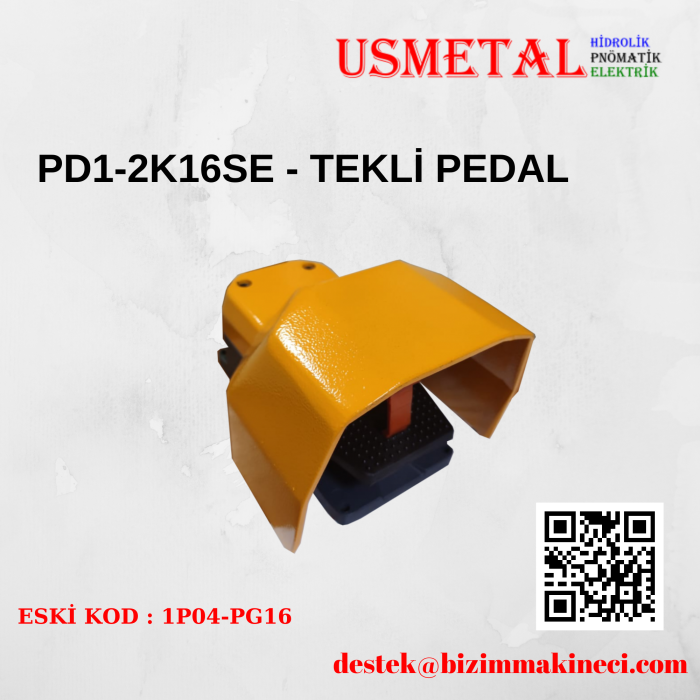 PD1-2K16SE - TEKLİ PEDAL