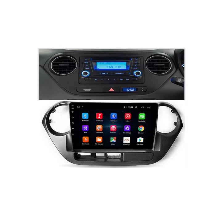 Hyundai i10 Android Multimedya Sistemi  (2014-2017) 2 GB Ram 32 GB Hafıza 4 Çekirdek İphone CarPlay Android Auto Navibox