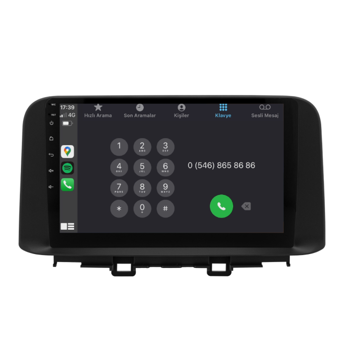 Hyundai Kona Android Multimedya Sistemi OS (2017-2023) Montaj Hizmeti