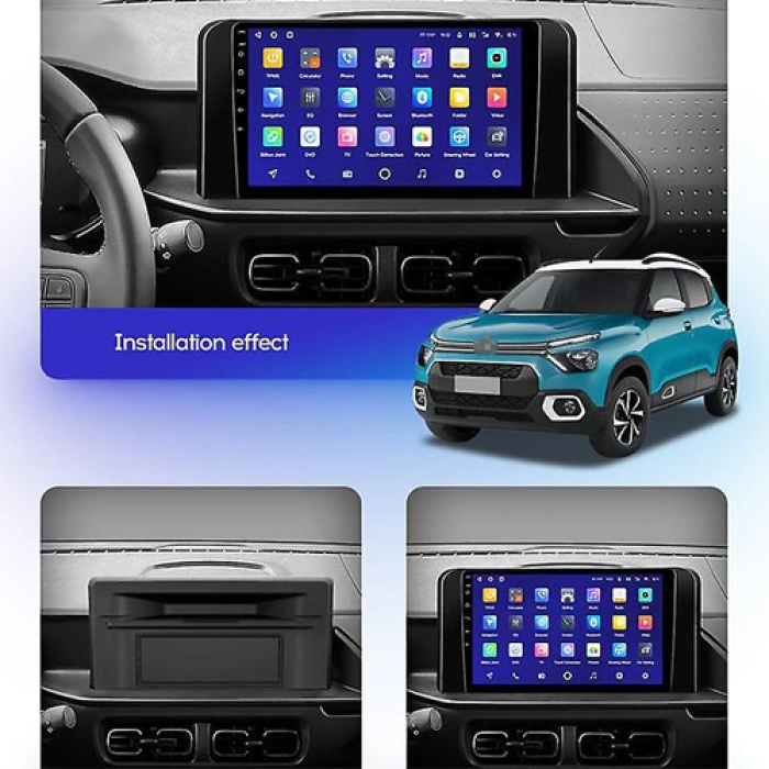 Citroen C3 Android Multimedya Sistemi (2021-2023) 2 GB RAM 32 GB Hafıza 4 Çekirdek Navigatör