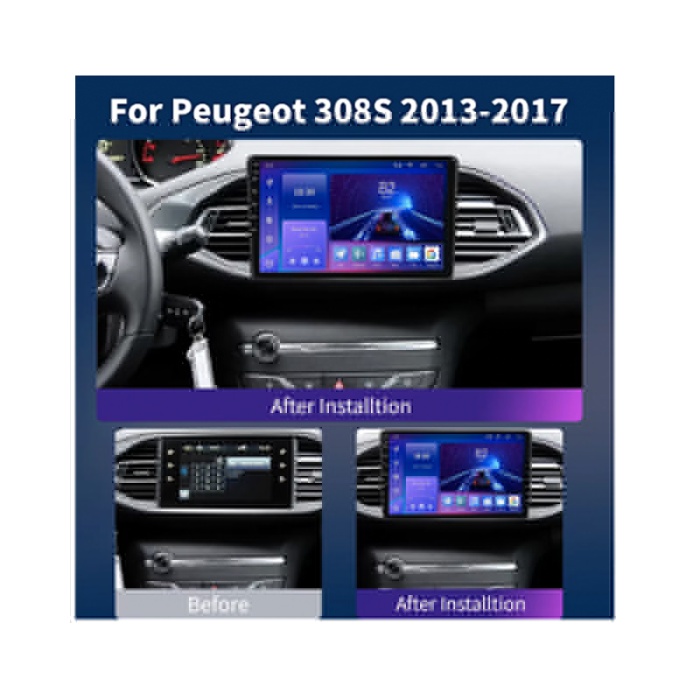 Peugeot 308 S Multimedya (2013-2017) 3 GB RAM 32 GB Hafıza 4 Çekirdek Newfron