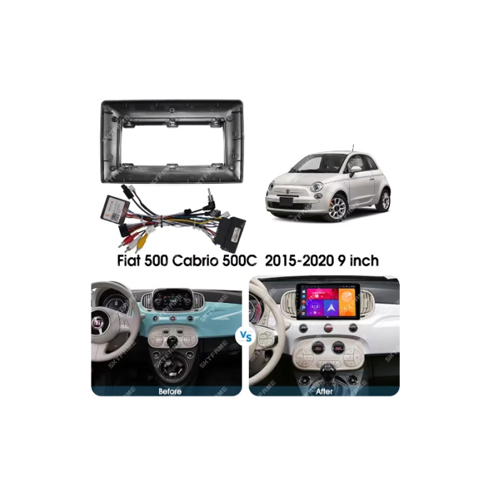 Fiat 500C Multimedya (2011-2020) Montaj Hizmeti