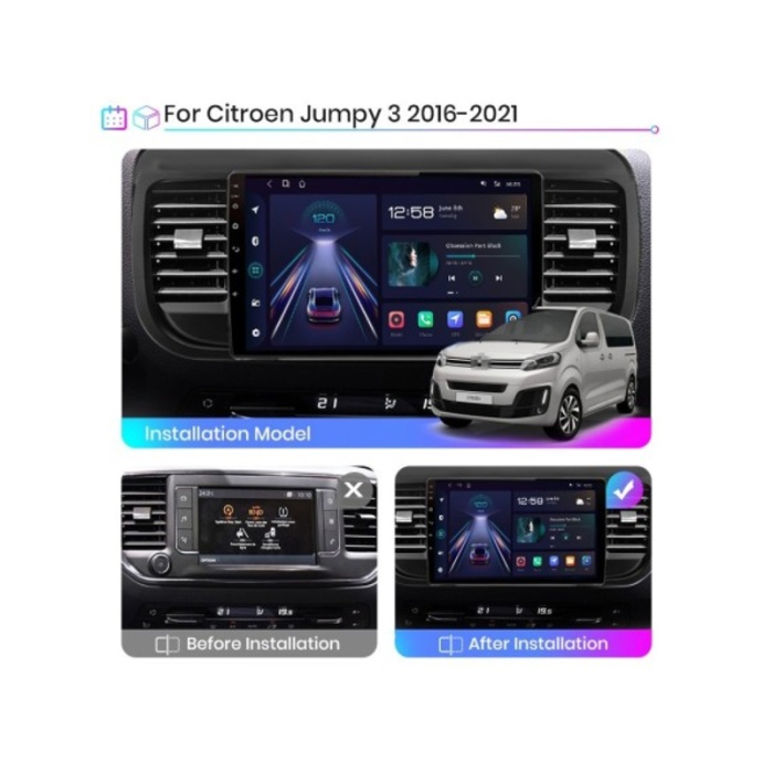 Citroen Jumpy Multimedya (2016-2021) 2 GB RAM 32 GB Hafıza 4 Çekirdek Navigatör