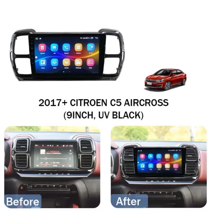 Citroen C5 Air Cross Android Multimedya Sistemi (2017-2021) 2 GB RAM, 32 GB Hafıza, 4 Çekirdek, Nakamichi