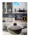 Deluxe 24 CM Tencere Pot Granit Tencere