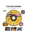 Flap Disk 115mm Zımpara 10 Lu (60 KUM)