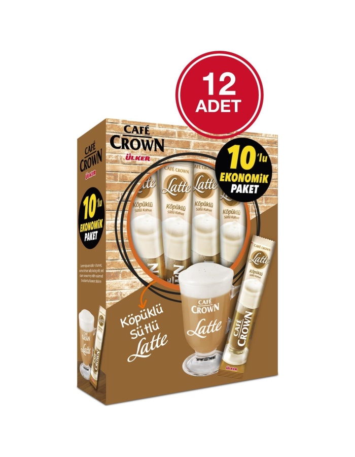 Cafe Crown Latte 10lu Multipack 12li