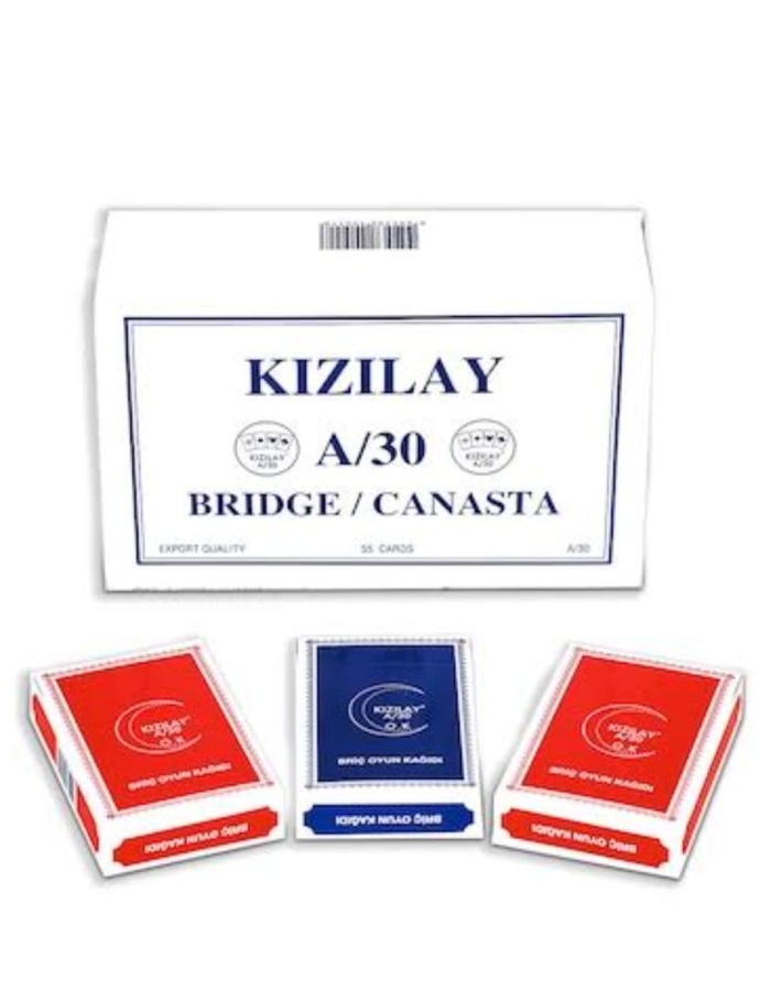 Kızılay A/30 Brıdge Poker Oyun Kağıdı 12 Deste