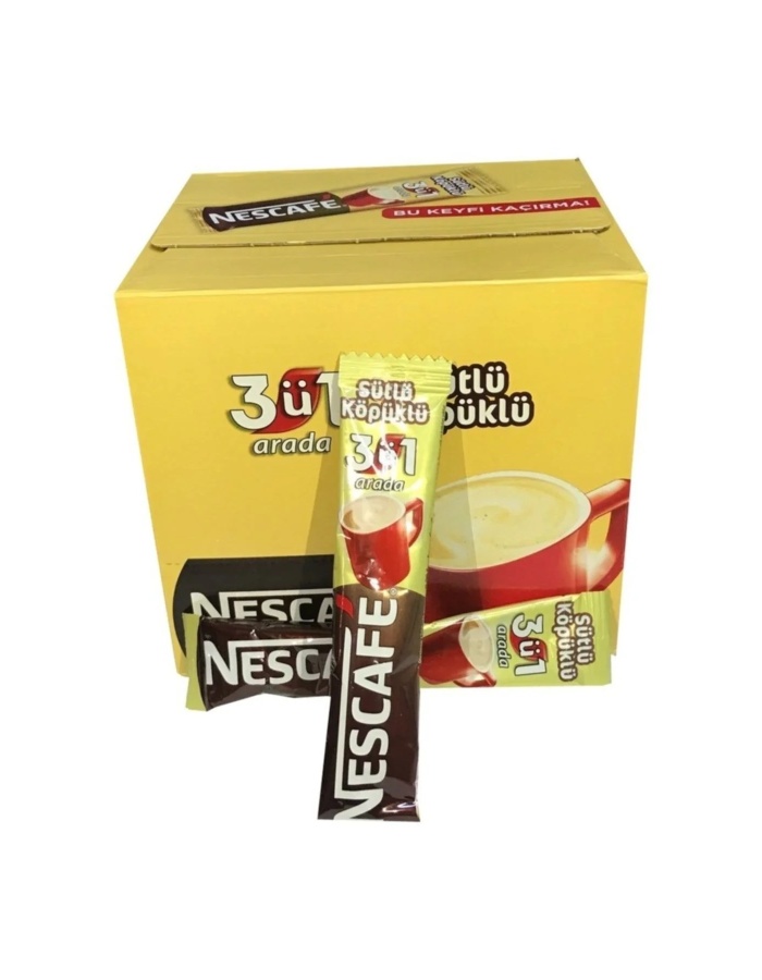 NESCAFE 3Ü BİR ARADA SÜTLÜ KÖPÜKLÜ 48 ADET