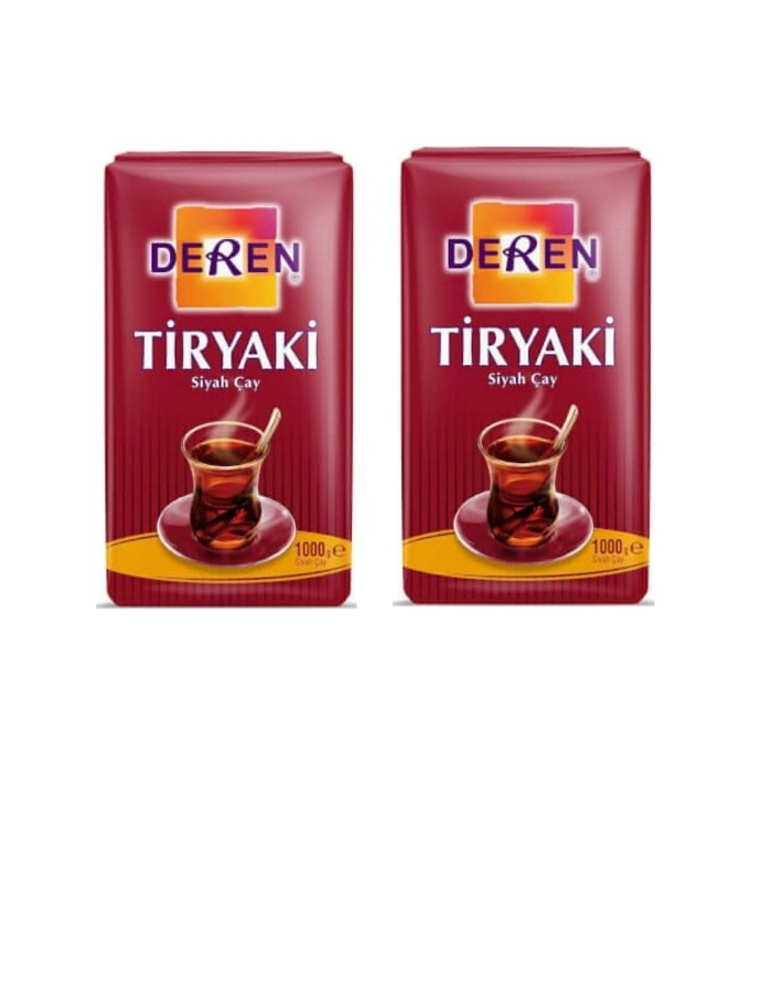 Tiryaki Siyah Çay 2x1000 Gr