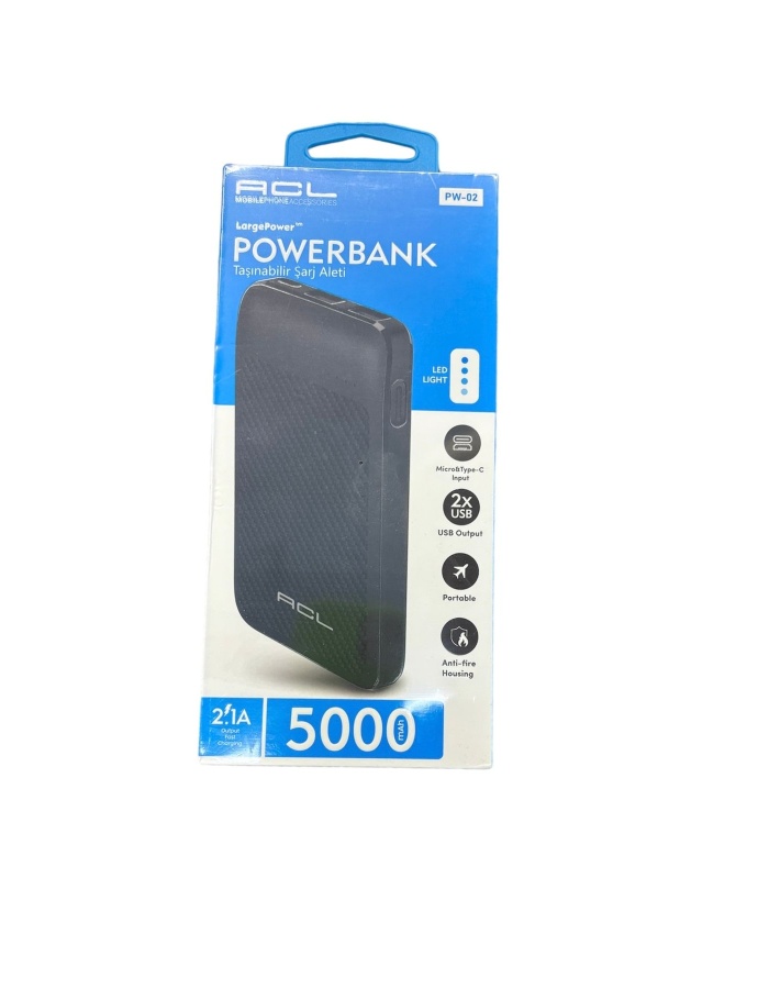 ACL Pw02 5000 Mah Powerbank Taşınabilir Şarj Aleti