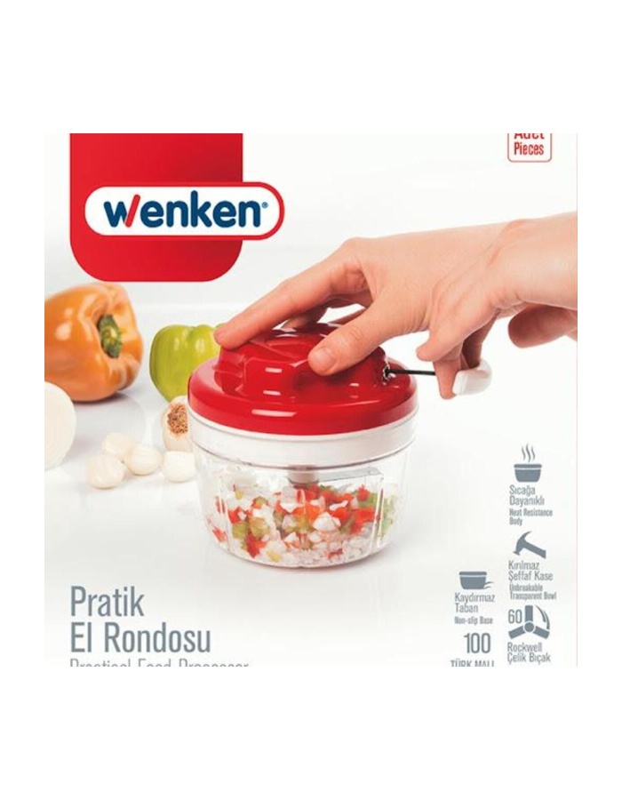 wenken ipli pratik el rondosu - çok amaçlı pratik rondo pembe