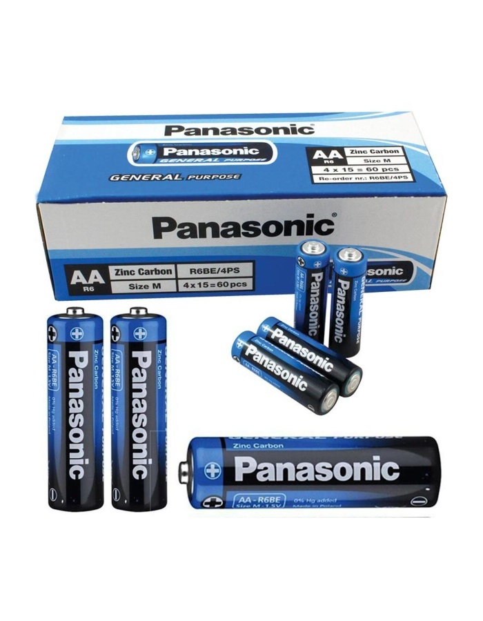 Panasonic Manganez Kalem AA Pil 60 Adet