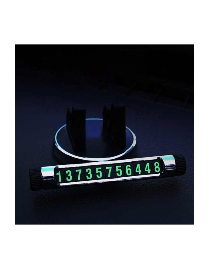 XY-168 Car Hud Numaratörlü Yapışkanlı Araç Tutucu - Siyah 477123