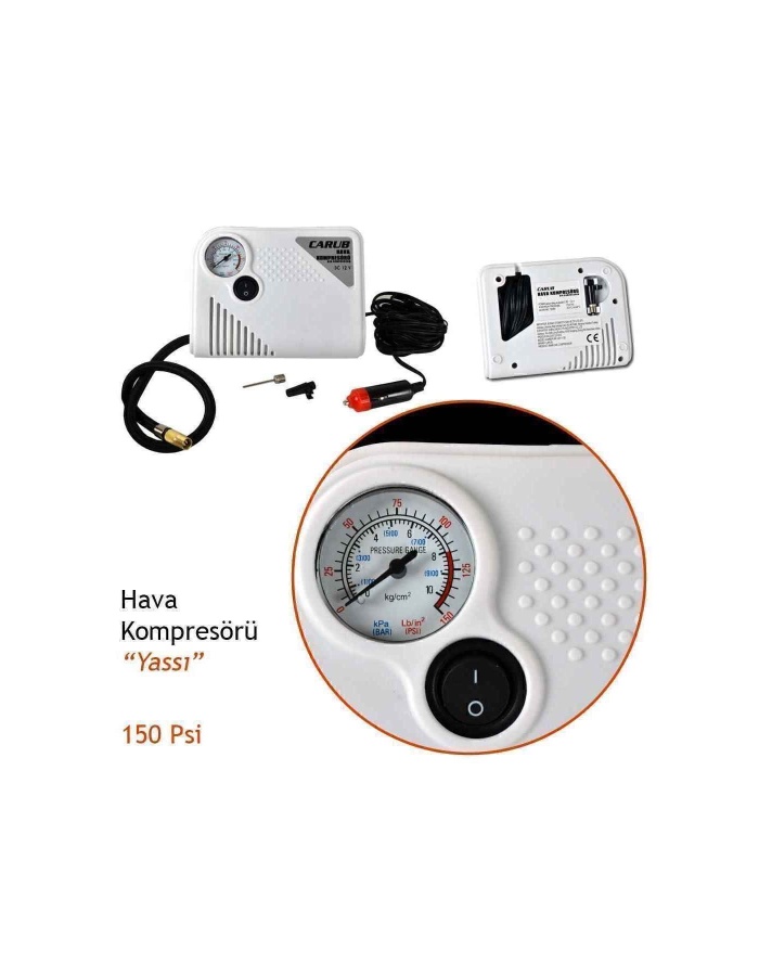 12v Hava Kompresörü 150 Psi Yassı Br2491105