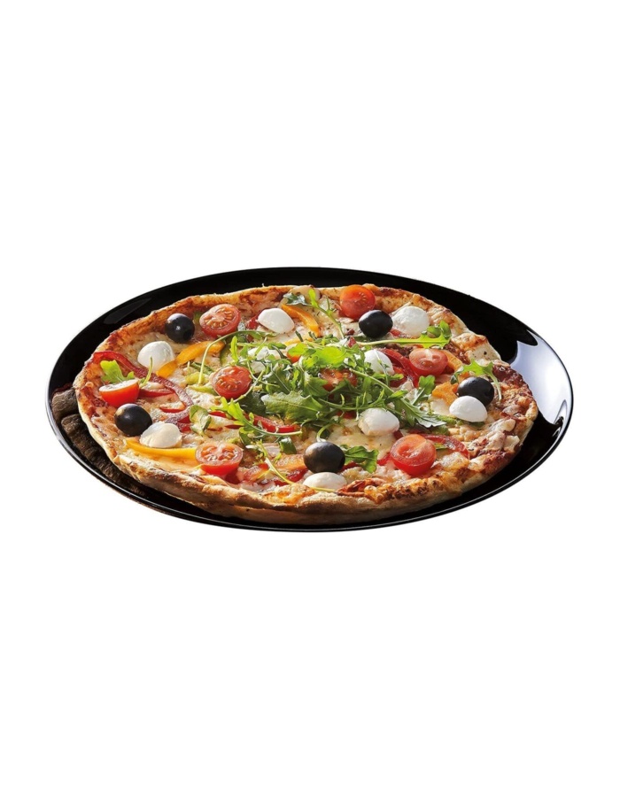 Siyah Pizza Tabağı 32 cm