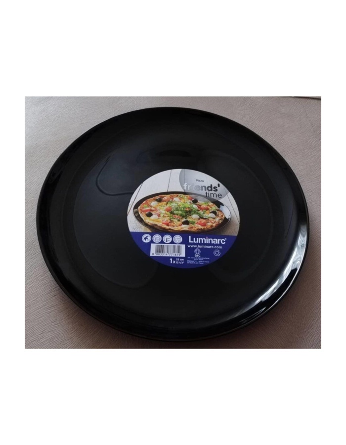 Siyah Pizza Tabağı 32 cm