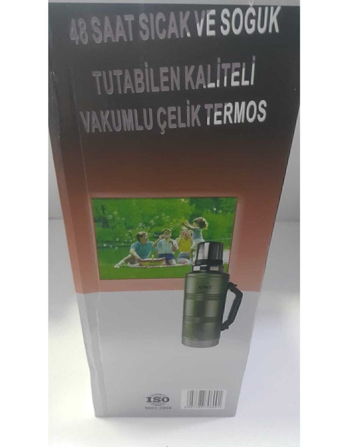 Yeşil 2.2 Litre Vakumlu Avcı Kamp Termosu