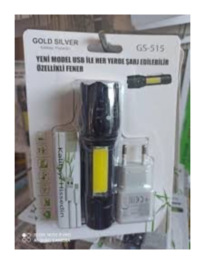 Gold Silver Gold Silver Gs-515 Usb Ile Şarj Edilebilir