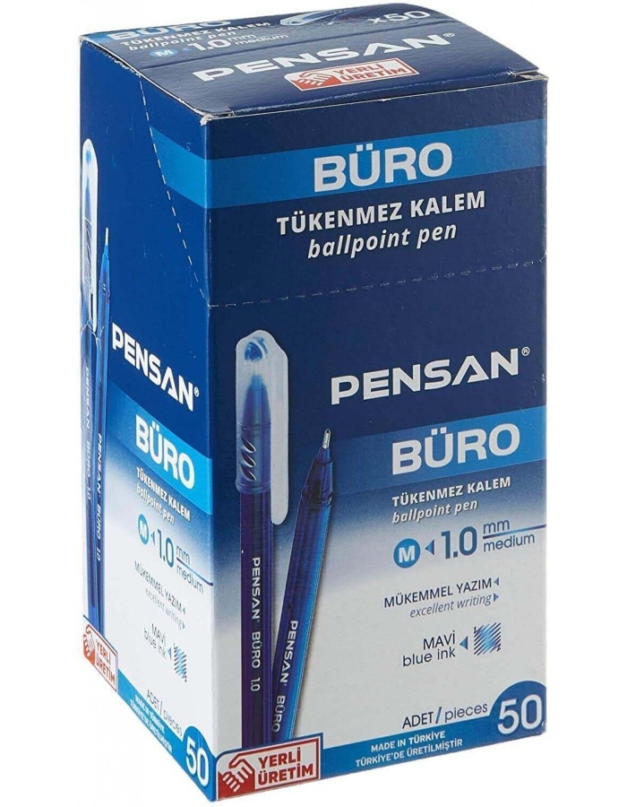 Büro Tükenmez Kalem 1mm 2270 50 Li Paket