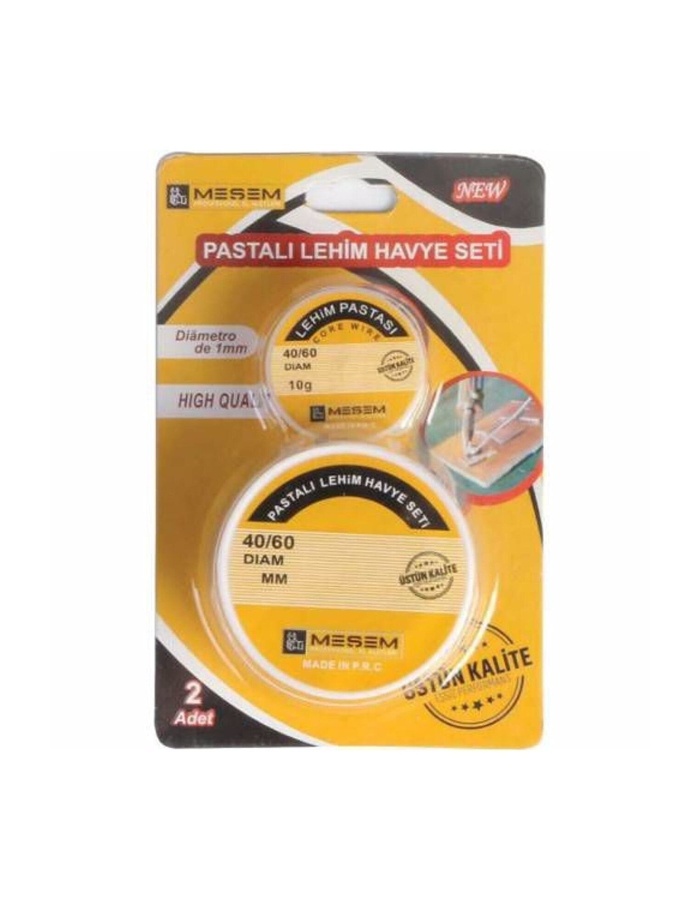 4140-meşem 40/60 Pastalı Lehim Havye Seti 50+10 Gram