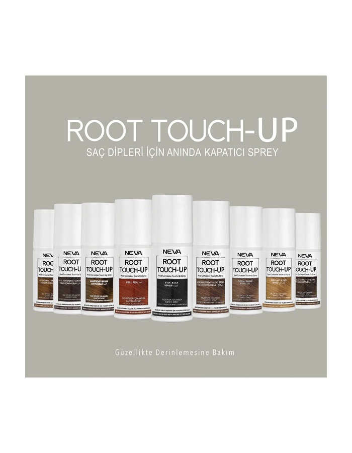 Root Touch-Up Kumral Saç Dipleri Için Anında Kapatıcı Sprey 75ml 9 Farklı Renk Seçenekleriyle