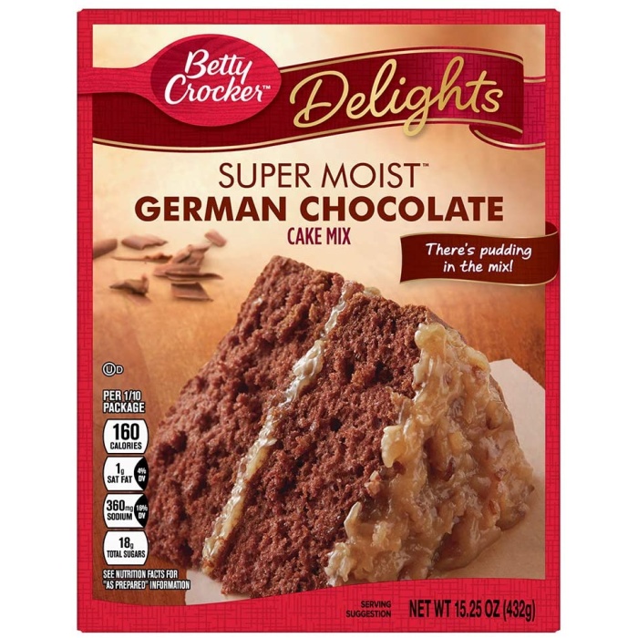 Betty Crocker Super Moist German Chocolate 432 Gr.