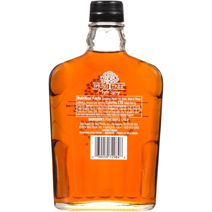 Spring Tree Pure Maple Syrup 370 mL.