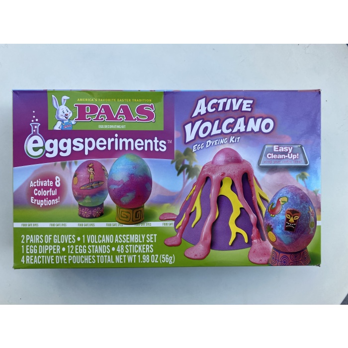 Paas Easter Eggsperiments Active Volcano Egg Dyeing Kit Yumurta Boya Seti