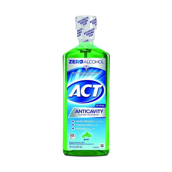 ACT Anticavity Fluoride Mouthwash Naneli Gargara 532 mL