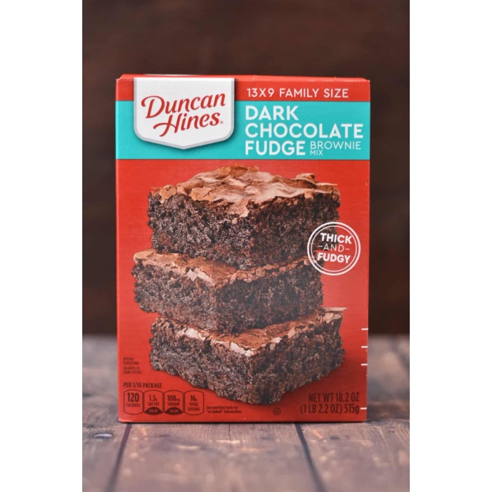 Duncan Hines Dark Chocolate Fudge Brownie Mix 515 Gr.