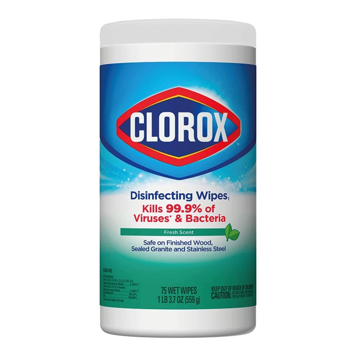 Clorox Disinfecting Wipes Fresh Scent 75 Adet