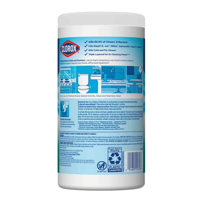 Clorox Disinfecting Wipes Fresh Scent 75 Adet