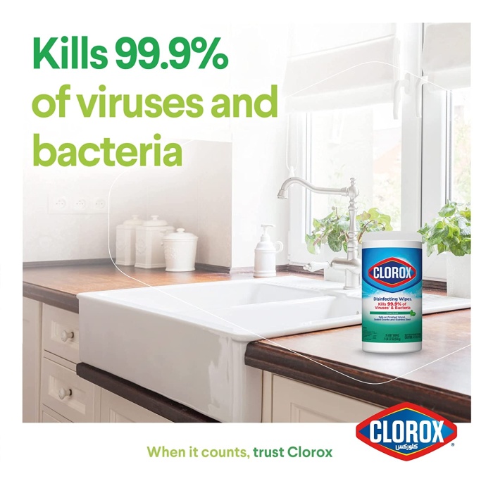 Clorox Disinfecting Wipes Fresh Scent 75 Adet