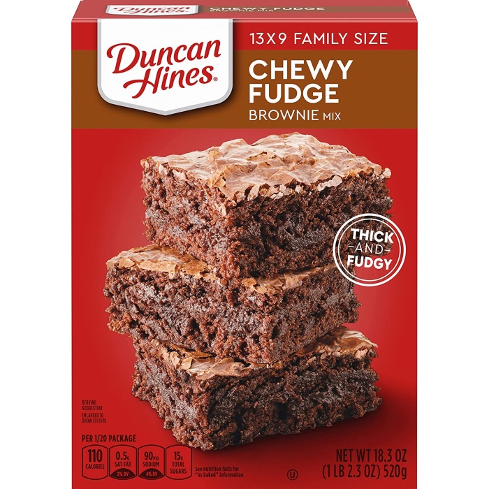 Duncan Hines Chewy Fudge Brownie Mix 520 Gr.