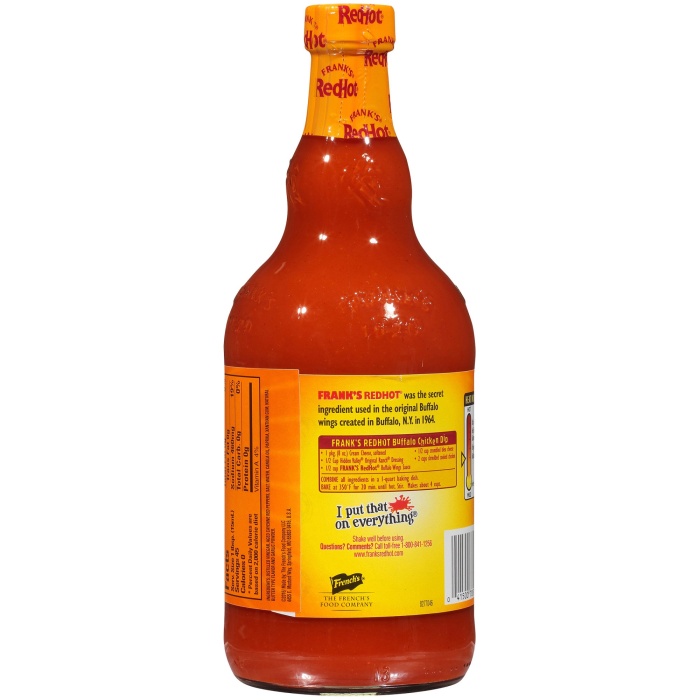 Franks Red Hot Wings Buffalo Sauce 354 mL.