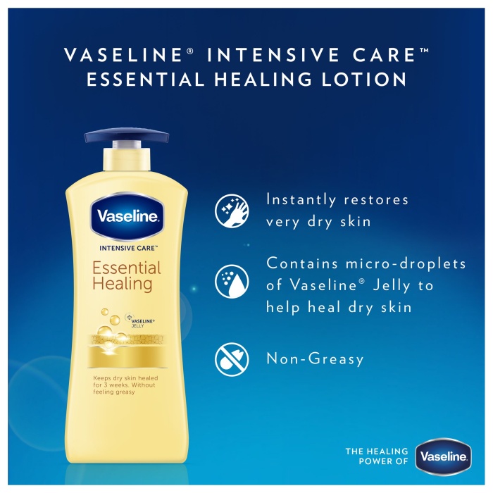 Vaseline Essentail Healing Body Lotion 295 mL.